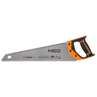 Produktbild von NEO TOOLS Handsäge Säbelsäge Gartensäge Sägeblatt Säge Holz 400 mm/450 mm, 11 TPI, Zweikomponentengriff, dreiseitig geschärfte, Zähne (400mm)