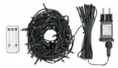 Produktbild von 12x Lichterkette 200 LED warmweiß und weiß 8h Timer 27,9m