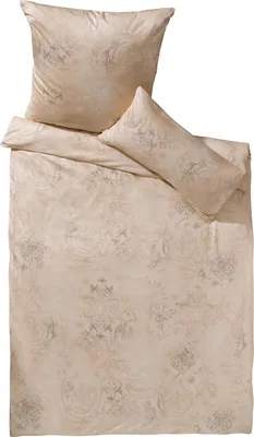 Produktbild von Estella Atelier Mako-Interlock-Jersey Bettbezug einzeln Gregorio       Farbe sand-180 Größe 135 x 200 cm