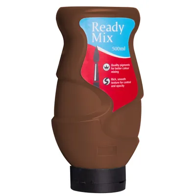 Produktbild von Ready Mix, umberbraun, 500 ml, Plakatmalfarbe