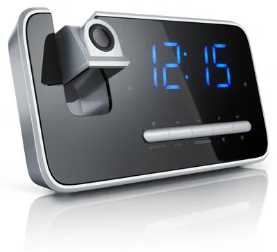 Obrázok produktu pre Rádiobudík Brandson, rádiobudík FM, projekčný displej, 4,7" LED displej, automatické stmievanie