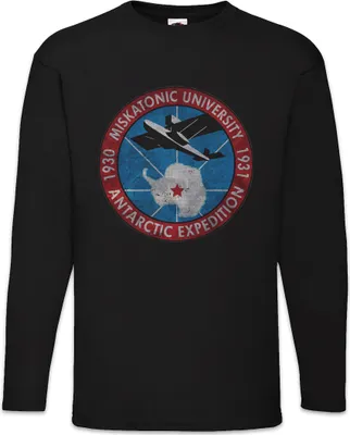 Produktbild von Urban Backwoods Miskatonic Cthulhu, Langarm T-Shirt, Farbe: Schwarz, Größe: 3XL