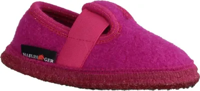 Produktbild von Haflinger Slipper Joschi 621002-30 Mädchen-Hausschuhe, Schurwolle, Violett - Haus - hüttenschuhe Kinder Hausschuhe, Mehrfarbig