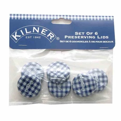 Zdjęcie produktu dla Kilner - Zestaw 6 pokrywek 6x30mm  England