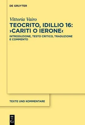Produktbild von Theokrit, Idyll 16: "An Charitos oder Hieronymos"