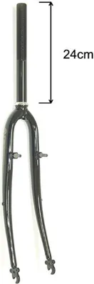 Image de Fourche fixe hydride 28 pouces 1 1/8 pouce noir