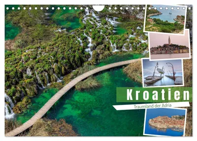 Zdjęcie produktu dla Chorwacja – bajkowa kraina nad Adriatykiem (kalendarz ścienny 2027, format A4 poziomy), kalendarz miesięczny CALVENDO
