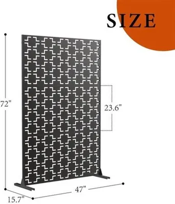 Obrázok produktu pre Plot – kovový plot – 182,88 x 119,38 cm – Sieťový plot odolný voči poveternostným vplyvom