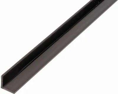 Immagine prodotto di Alberts 485078 Profilo angolare, plastica, nero, 1000 x 30 x 30 mm