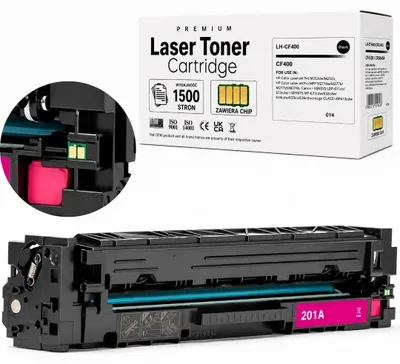 Zdjęcie produktu dla Toner Zamienny do HP 201A CF403 Magenta z Chipem m277dw m252dw m277