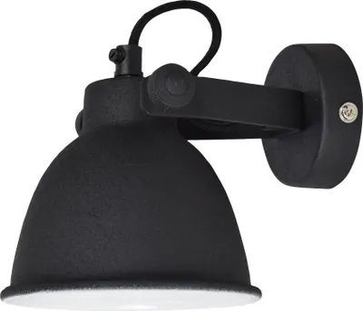 Produktbild von Wandleuchte Industrial Ø12cm vintage schwarz