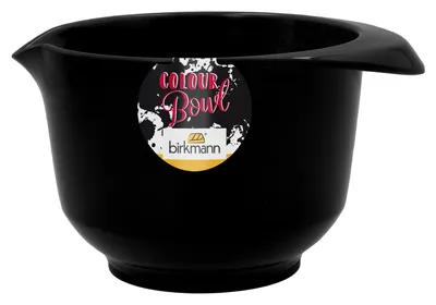 Produktbild von IRKMANN Rühr- und Servierschüssel, 0,75 Liter, schwarz, aus Melamin, standfest, kratzfest, BPA-frei,