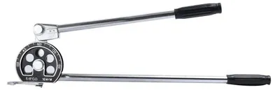 Immagine prodotto di Macchina piegatrice per tubi portatile - Attrezzo manuale per piegare tubi da 16 mm - Piegatura da 0° a 180° - Leva allungata - Manico antiscivolo - Adatta per tubi di rame e alluminio con spessore della parete di 1 mm