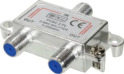 Produktbild von Transmedia FVSC4P, Kabelsplitter, 75 Ohm, 5 - 2500 MHz, 1 Stück(e), F-jack