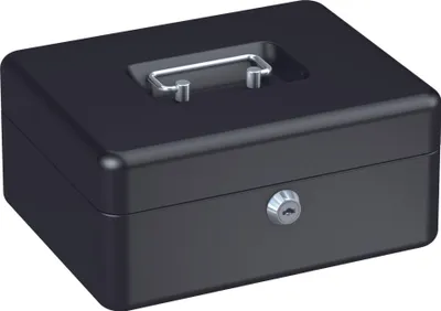 Produktbild von BASI - Geldkassette - GK 10 - Schwarz - H90xB200xT160mm