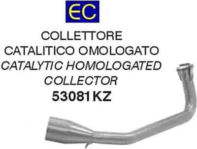 Immagine prodotto di Collettore catalitico ARROW omologato per scarico Urban per Honda