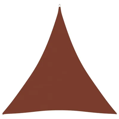 Produktbild von The Living Store Sonnensegel Oxford-Gewebe Dreieckig 4x4x4 m Terrakotta-Rot