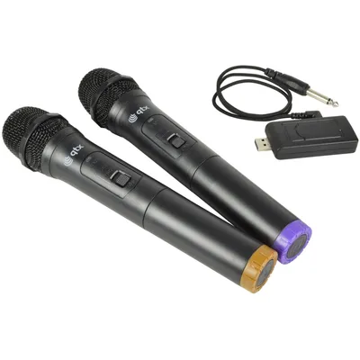 Obrázek produktu pro QTX U-MIC Sada bezdrátových mikrofonů, 863.2 + 864.8 MHz