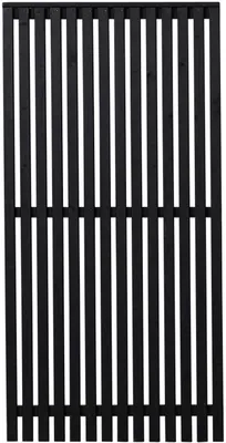 Produktbild von Zaun Teilelement PLUS Sendai 90 x 180 cm RAL 9005 schwarz