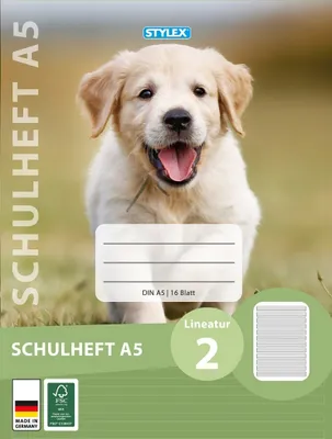 Produktbild von Top Schulheft Li Neatur 2  A5   29702 - 1 Stück