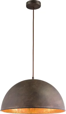 Produktbild von LED Hängeleuchte, gold, rostfarben, Metall, D 41 cm