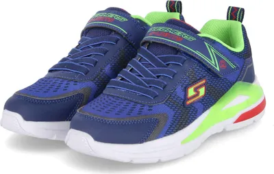 Produktbild von Skechers S-LIGHTS Jungen Klettschuhe/ Low Sneaker TRI-NAMICS Blau Textil-Synthetik-Mix Größe: 29
