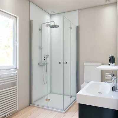 Produktbild von Duschrückwand Stein weiß 150 x 255 cm, 5788508000204