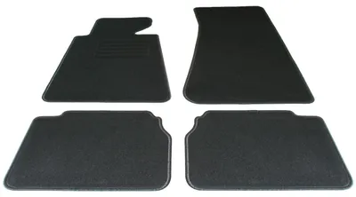 Fußmatten Set für 5er BMW E34 Limo + Touring, schwarz