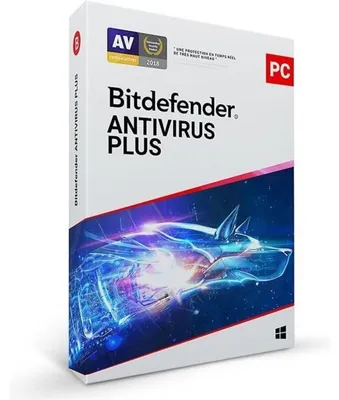 Obrázok produktu pre Bitdefender Antivirus Plus, 1 licencia(ie/ií), 1 rok / roky, Fyzické médiá