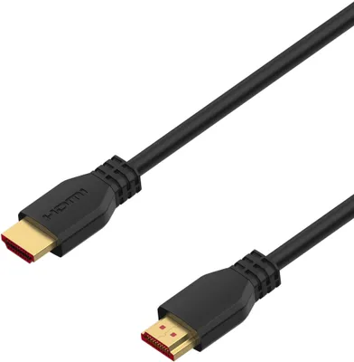 Produktbild von Ultra HDMI 2.1 Kabel, 8K, ABS, schwarz, 0,5m