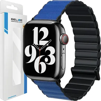 Image de Beline Apple Watch Strap Magnetic Pro38/40/41Mm Black/Blue Box