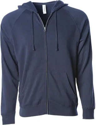 Produktbild von Independent PRM33SBZ | Herren Midweight Special Blend Raglan Zip Hood - Farbe: Classic Navy - Größe: L