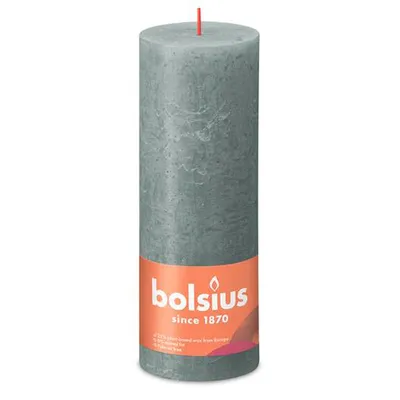 Produktbild von Bolsius Rust.Stumpenk. Eukalyptusgrün