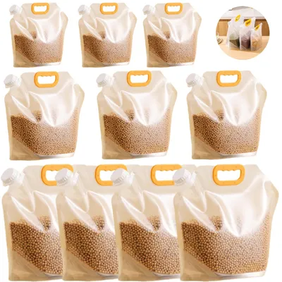 Immagine prodotto di Omgoods - Set di 10 sacchetti riutilizzabili per la conservazione degli alimenti