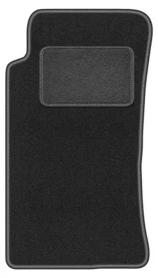 Image de Tapis conducteur en moquette pour Mazda MX-5 I 1989-1998 (cabriolet) – 1 pièce, gris graphite, sur mesure – Wielganizator LUX
