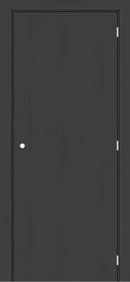Image de Bloc porte Effet Chêne Anthracite Grey Oak H204 x L83 cm Côte Tableau P.Gauche