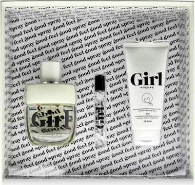Produktbild von Rochas Girl EDT 100 ml + EDT MINI 7,5 ml + Körperbalsam 100 ml W