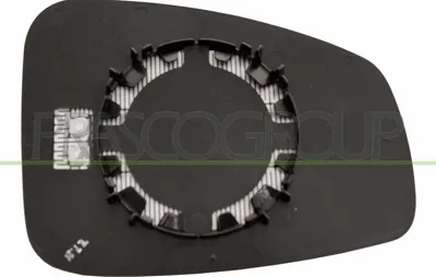 Produktbild von PRASCO Spiegelglas Außenspiegel Links für RENAULT MEGANE III Grandtour (KZ0/1) Beheizbar Asphärisch RN4247514
