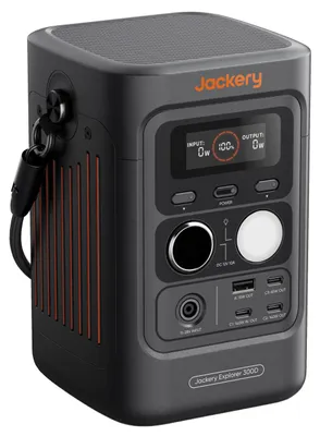 Zdjęcie produktu dla Jackery Explorer 300D, Prąd przemienny, Zapalniczka, Słoneczny, 288 Wh, 140 W, 140 W, Czysty sinus, 5 A