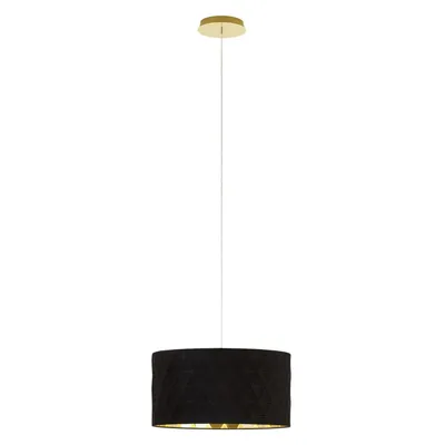 Image de EGLO 39224 DOLORITA Suspension noir or 3xE27