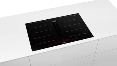 Zdjęcie produktu dla Bosch Serie 8 PXX801D67E, Czarny, Blat, 79.2 cm, Płyta indukcyjna strefowa, Ceramika, 4 stref(y)