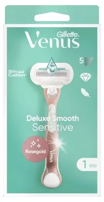 Zdjęcie produktu dla Gillette Venus Deluxe Smooth Sensitive Rosegold Maszynka do golenia 1 szt.