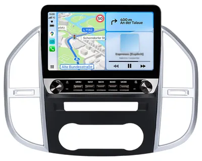 Immagine prodotto di Autoradio per Mercedes-Benz Vito W447 2014-2022 CarPlay Android Auto 4G WiFi GPS Navi 8Kern RDS DSP DAB+ BT 10,1 pollici 6+128 GB con manopola