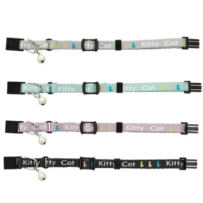 Produktbild von Trixie Junior Halsband, Nylon Motiv Kitty Cat