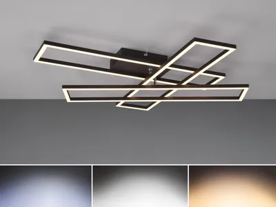Immagine prodotto di Plafoniera a LED CORSO nera 66 cm - R64423132