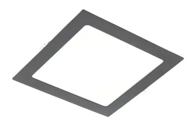 Image de GTV Plafonnier LED LD-MAW19W-NBP-10 MATIS Plus 19W noir encastré, n