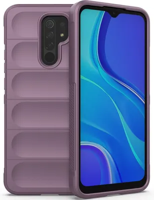 Image de Etui Redmi 9, Etui de protection anti-choc en TPU Silicone pour Xiaomi Redmi 9 Violet