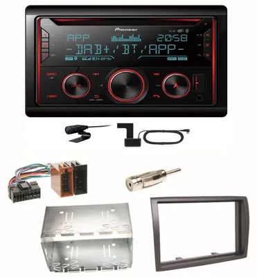 Produktbild von Pioneer FH-S820DAB DAB+ Bluetooth FLAC CD Einbauset für Fiat Ducato Boxer Jumper