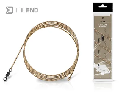 Produktbild von DELPHIN Vorfach Delphin TheEND Leadcore + Swivel / 3 St. 1m