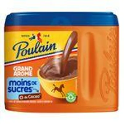 Produktbild von POULAIN Grand Arôme Kakaopulver weniger Zucker 400 g Schokoladengetränk
